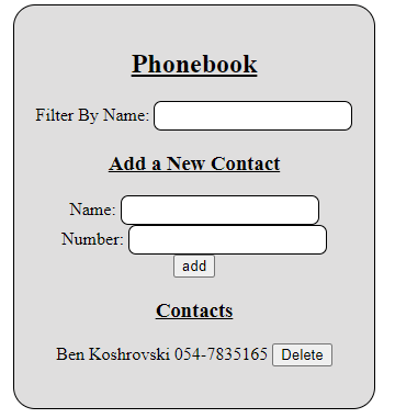 A Phonebook made using React, Redux, MongoDB, Express and NodeJS.